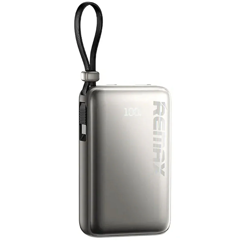 Remax RPP-19 Power Bank USB + Type-C 22.5W Fast Charging 10000mAh Built-In Type-C Cable - Image 5