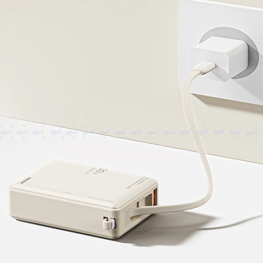 Remax RPP-86 Power Bank 1x USB + 1x Type-C 30W+22.5W Fast Charging 10000mAh Built-In Type-C Cable - Image 5