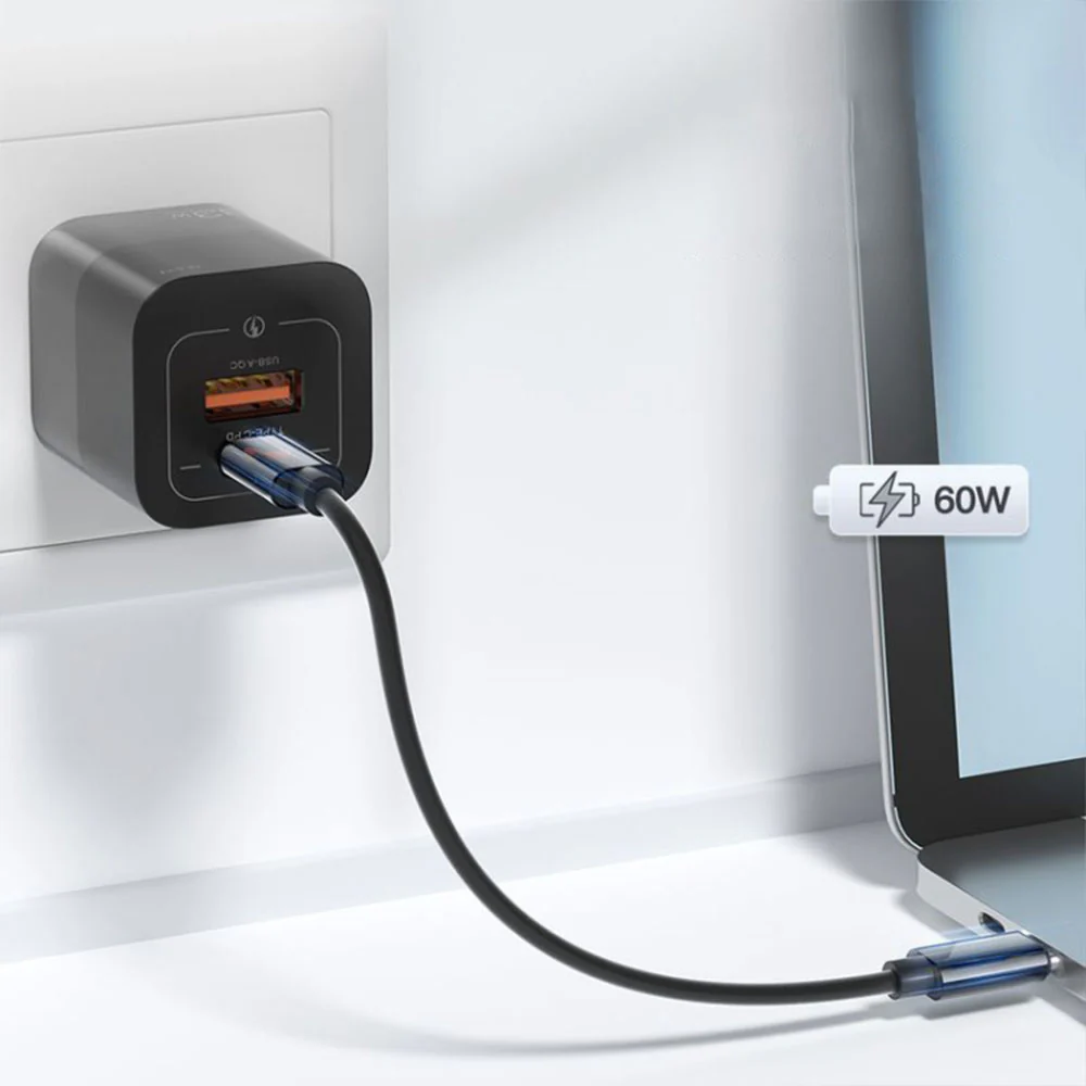 Remax Wanbo II RC-C011 7in1 Multi-Functional Cable Set 60W Fast Charging - Black - Image 4