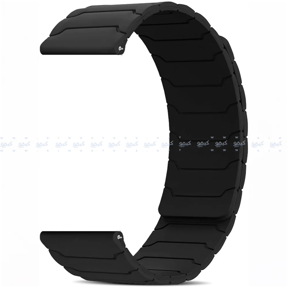 Reversible Magnetic Silicon Watch Strap (22mm) - Image 4