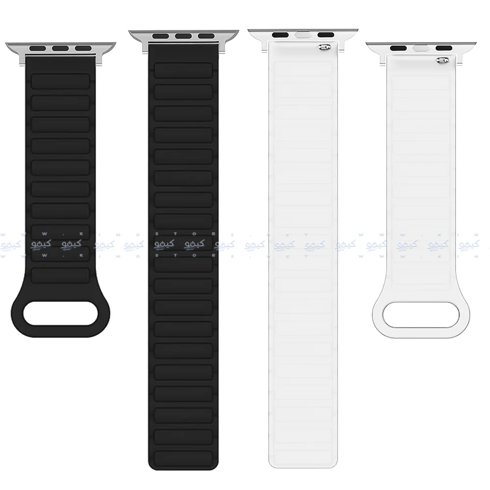 Reversible Magnetic Silicon Watch Strap (22mm-44mm-45mm-46mm-49mm) - Image 10