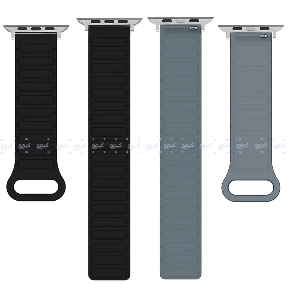 Reversible Magnetic Silicon Watch Strap (22mm-44mm-45mm-46mm-49mm) - Image 11