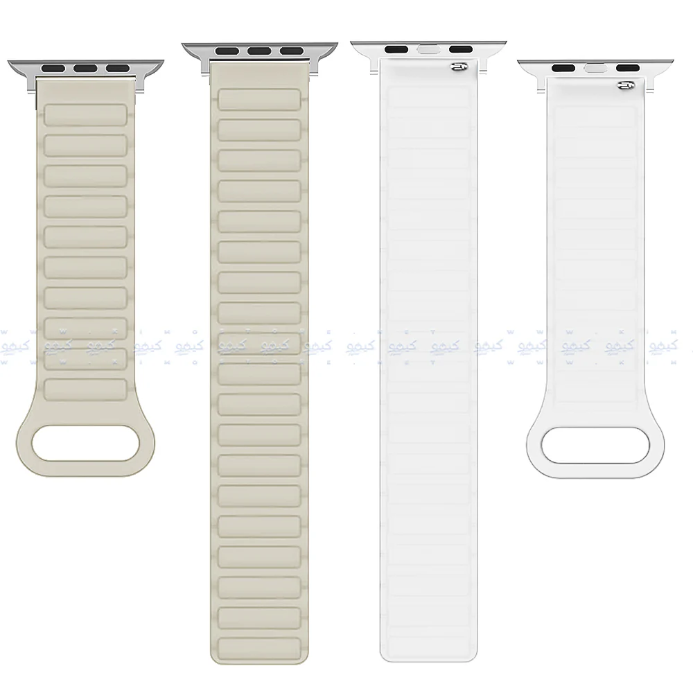 Reversible Magnetic Silicon Watch Strap (22mm-44mm-45mm-46mm-49mm) - Image 6