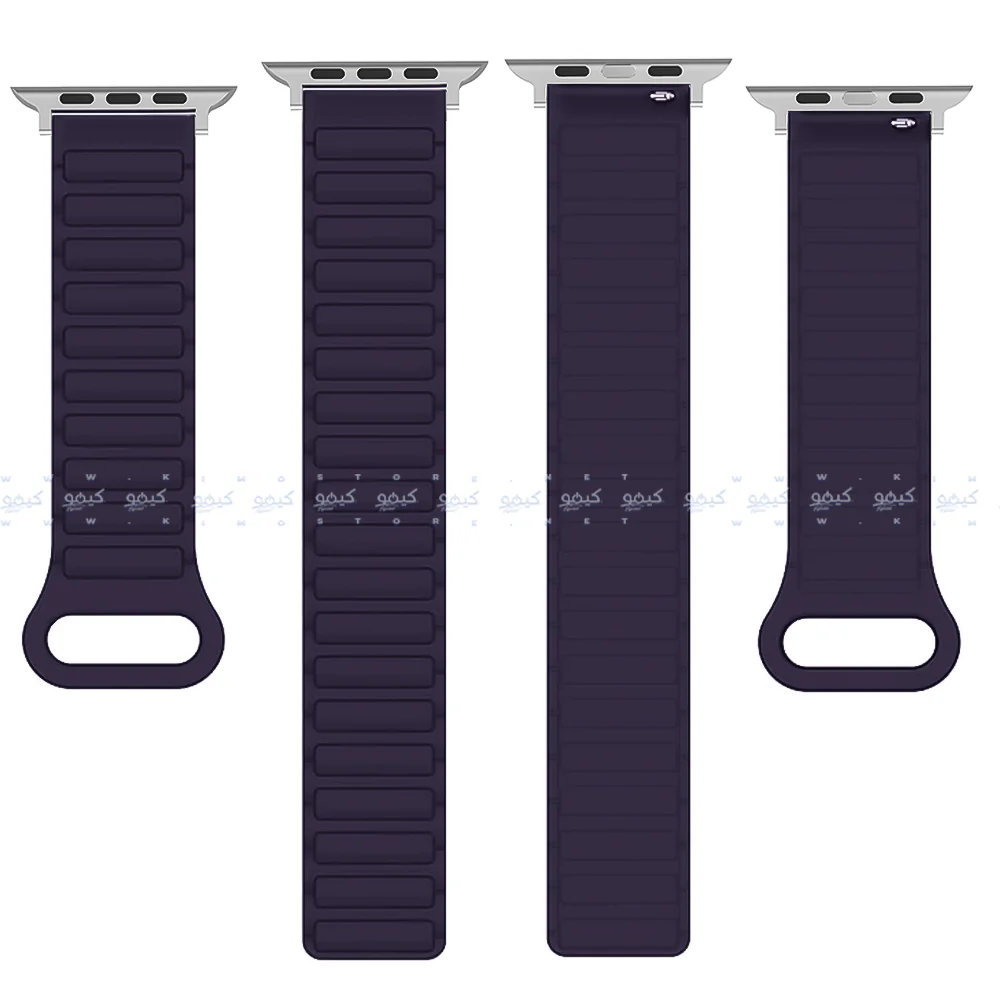 Reversible Magnetic Silicon Watch Strap (22mm-44mm-45mm-46mm-49mm) - Image 7