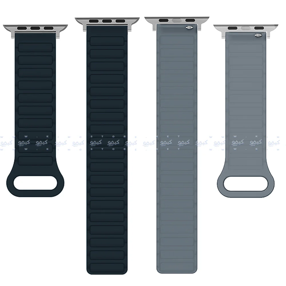 Reversible Magnetic Silicon Watch Strap (22mm-44mm-45mm-46mm-49mm) - Image 8