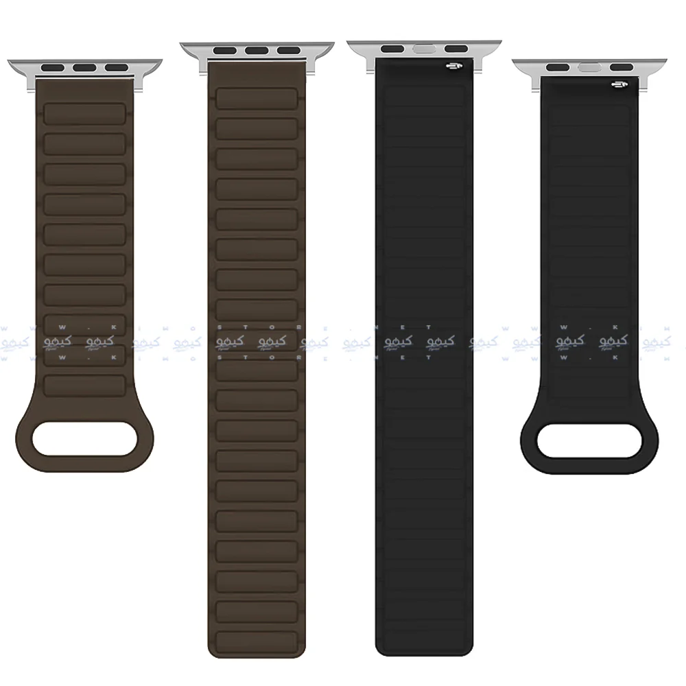 Reversible Magnetic Silicon Watch Strap (22mm-44mm-45mm-46mm-49mm) - Image 9