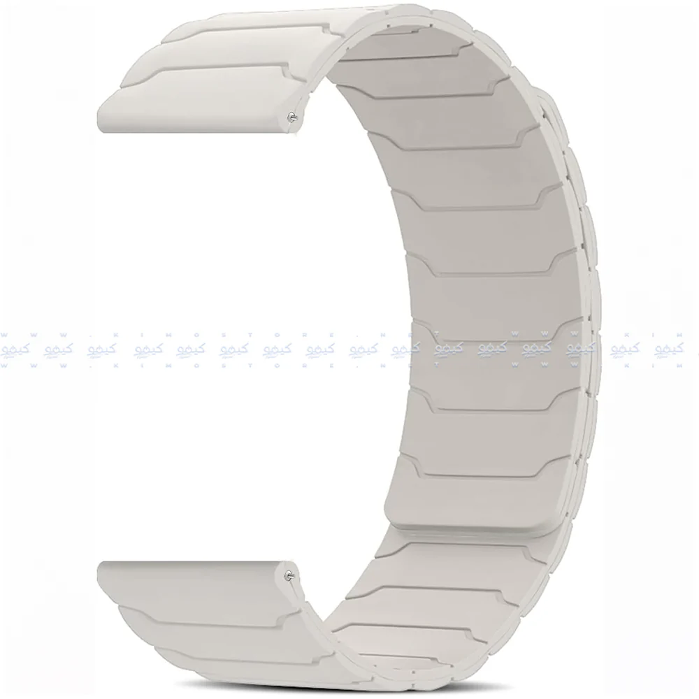 Reversible Magnetic Silicon Watch Strap (22mm) - Image 5
