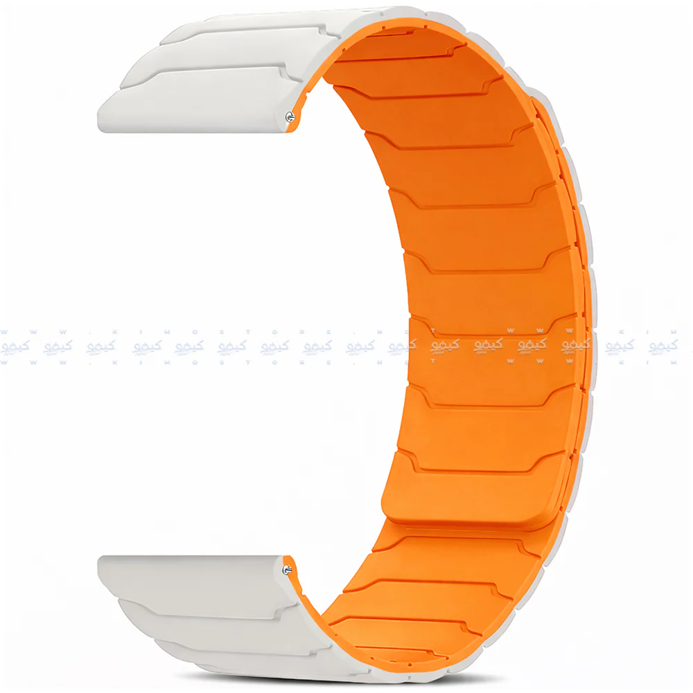 Reversible Magnetic Silicon Watch Strap (22mm) - Image 7