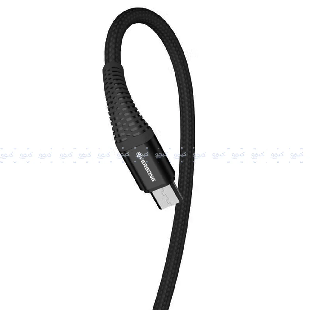 Riversong Lotus 11 LCC1 Type-C To Type-C Cable 60W Fast Charging 1m - Black - Image 3