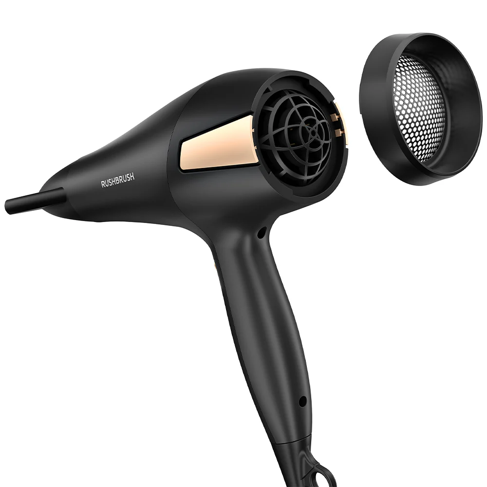 Rush Brush Hair Dryer D2 Pro 2500W - Black - Image 3