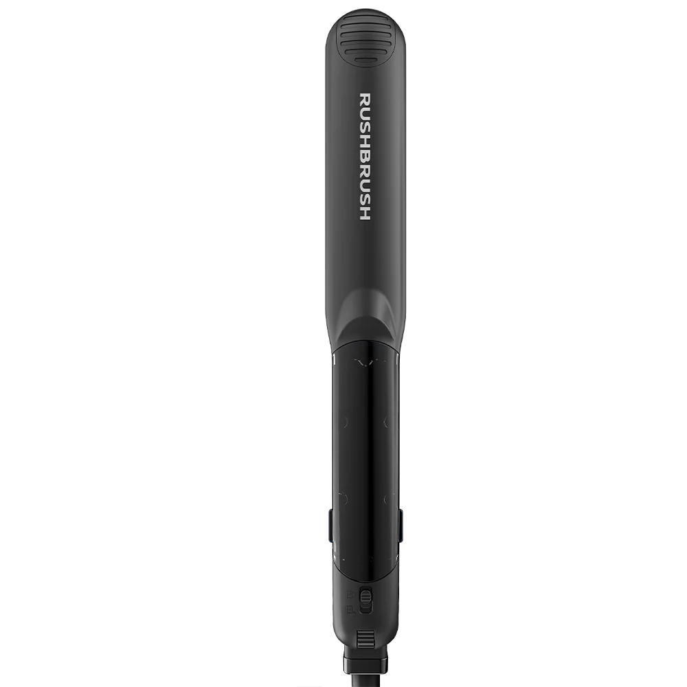 Rush Brush Hair Straightener X5 Steamer 50W - Black - Image 4