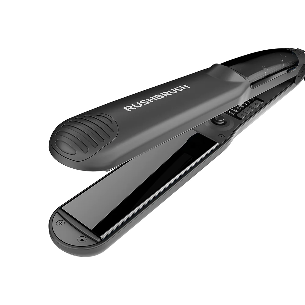 Rush Brush Hair Straightener X5 Steamer 50W - Black - Image 6