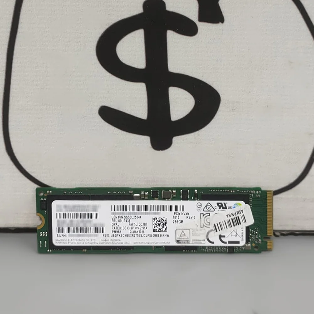 Samsung MZ-VLW 256GB NVMe PCIe M.2 2280 SSD (Original Used) - Image 2