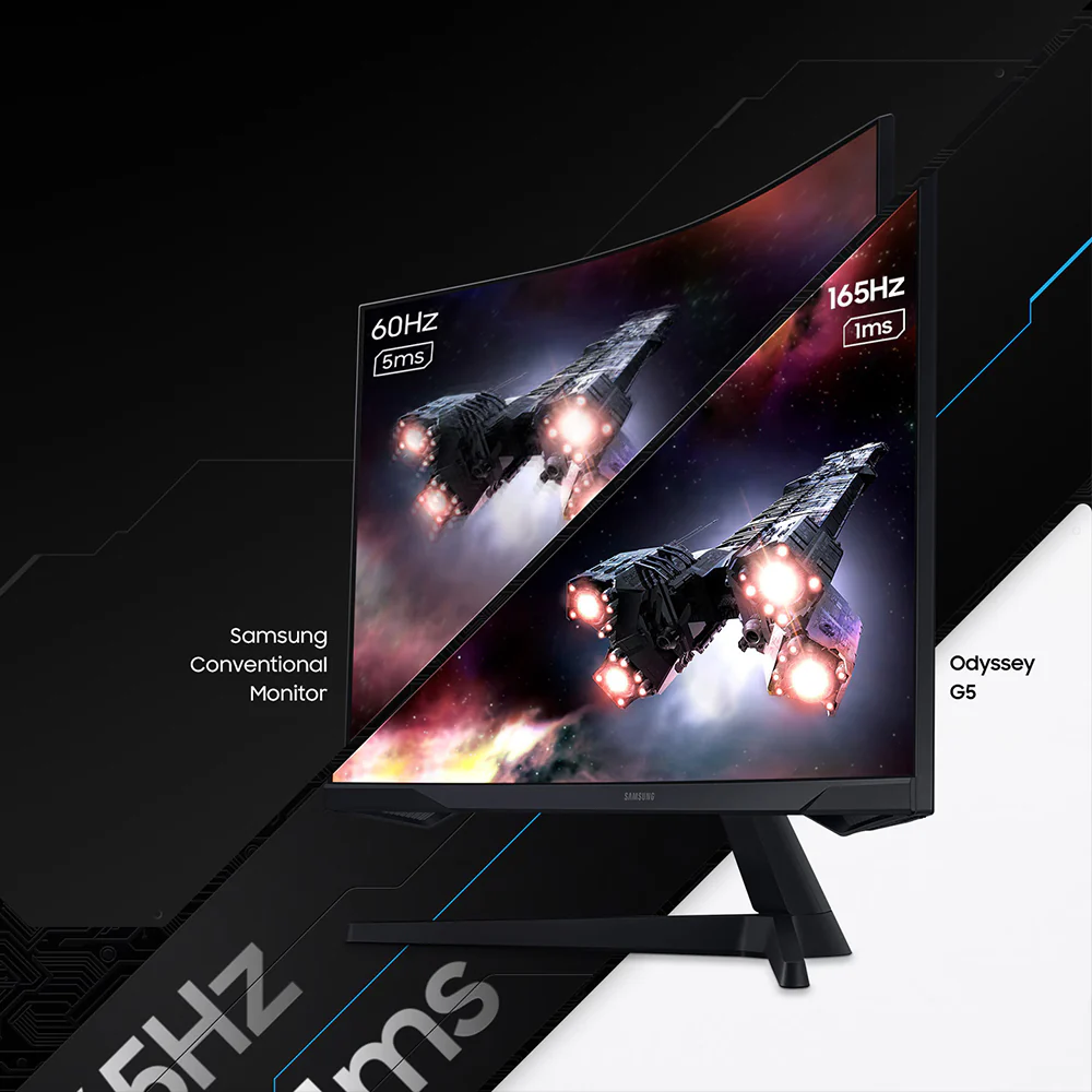 Samsung Odyssey G5 LS32CG552EMXEG 32 Inch VA QHD Curved Gaming Monitor 165Hz - Image 18