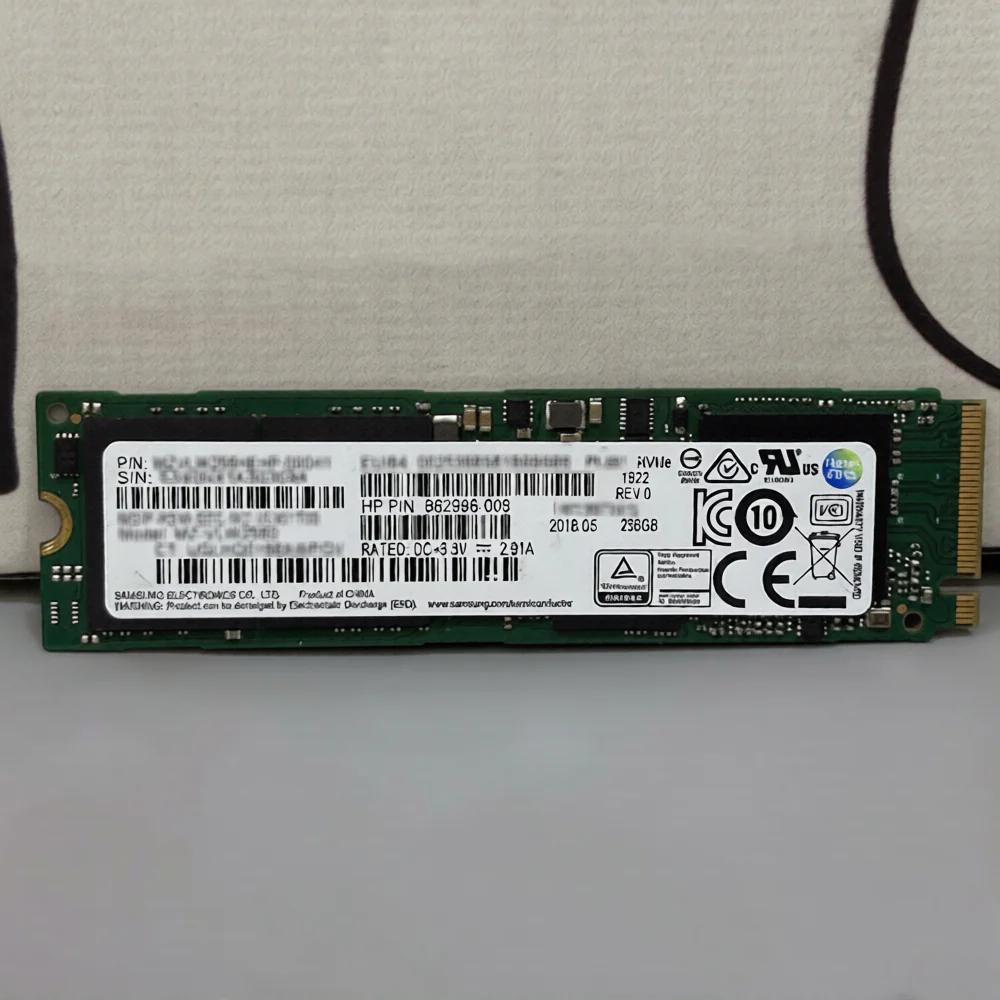 Samsung PM961/PM981 256GB NVMe PCIe M.2 2280 SSD (Original Used) - Image 2