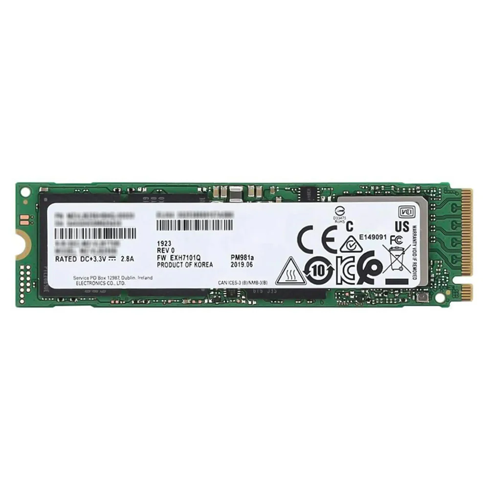 Samsung PM981a 256GB NVMe PCIe M.2 2280 SSD (Original Used)