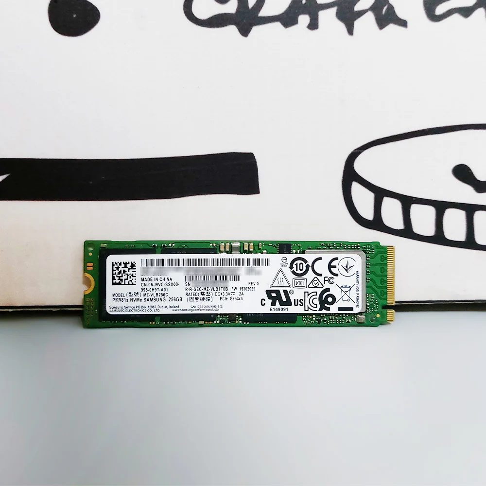 Samsung PM981a 256GB NVMe PCIe M.2 2280 SSD (Original Used) - Image 2
