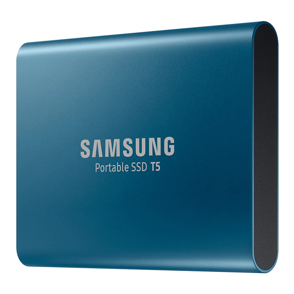Samsung T5 500GB Portable External SSD Drive - Blue (Open Box) - Image 3