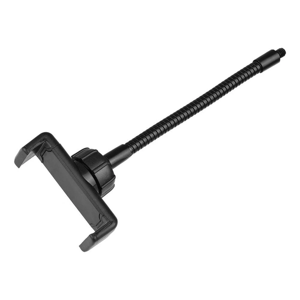 Selfie Stick & Tripod Mount Plastic Phone Clamp With Flexible Arm - Image 3