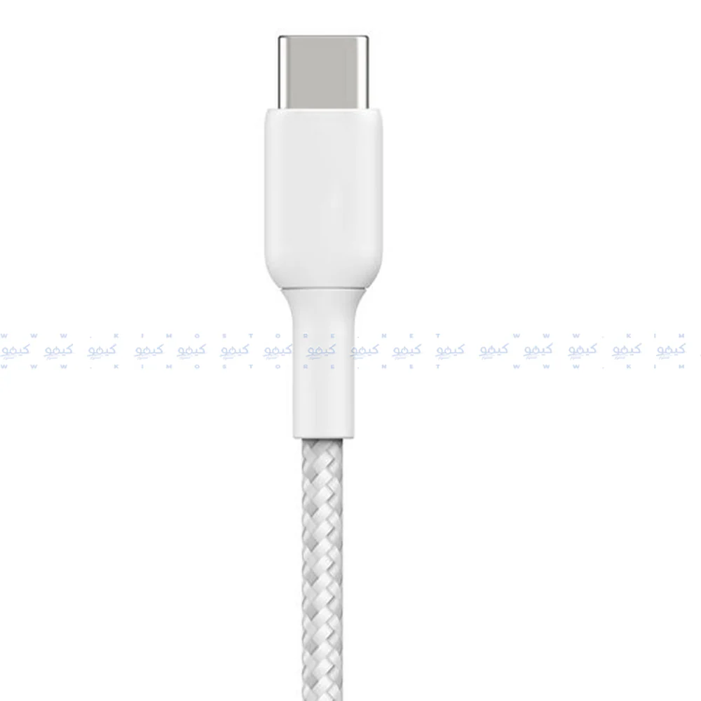 Shark SH-107 Type-C To Type-C Cable 60W Fast Charging 1m - White - Image 2