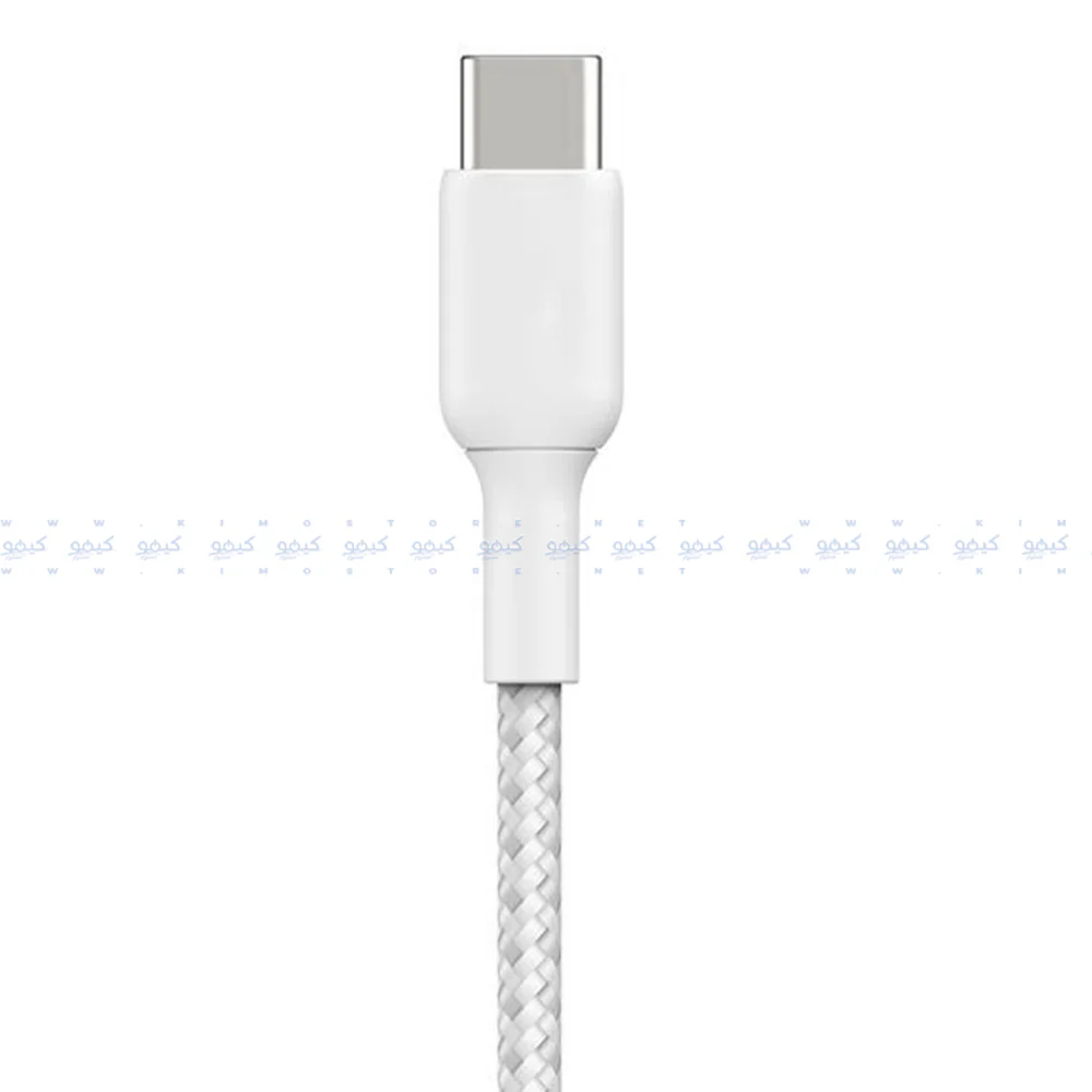 Shark SH-107 Type-C To Type-C Cable 60W Fast Charging 1m - White - Image 3