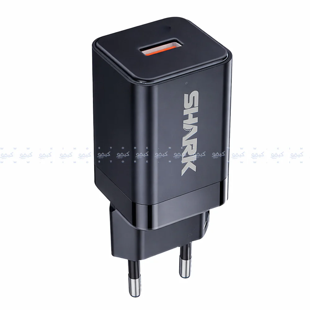 Shark SH-205 Wall Charger QC 3.0 USB 25W Fast Charging - Black