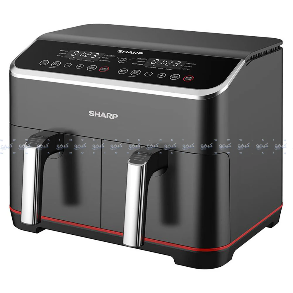 Sharp Air Fryer Dual Cook KF-DF80RT-EK2 8L 1800W - Image 2