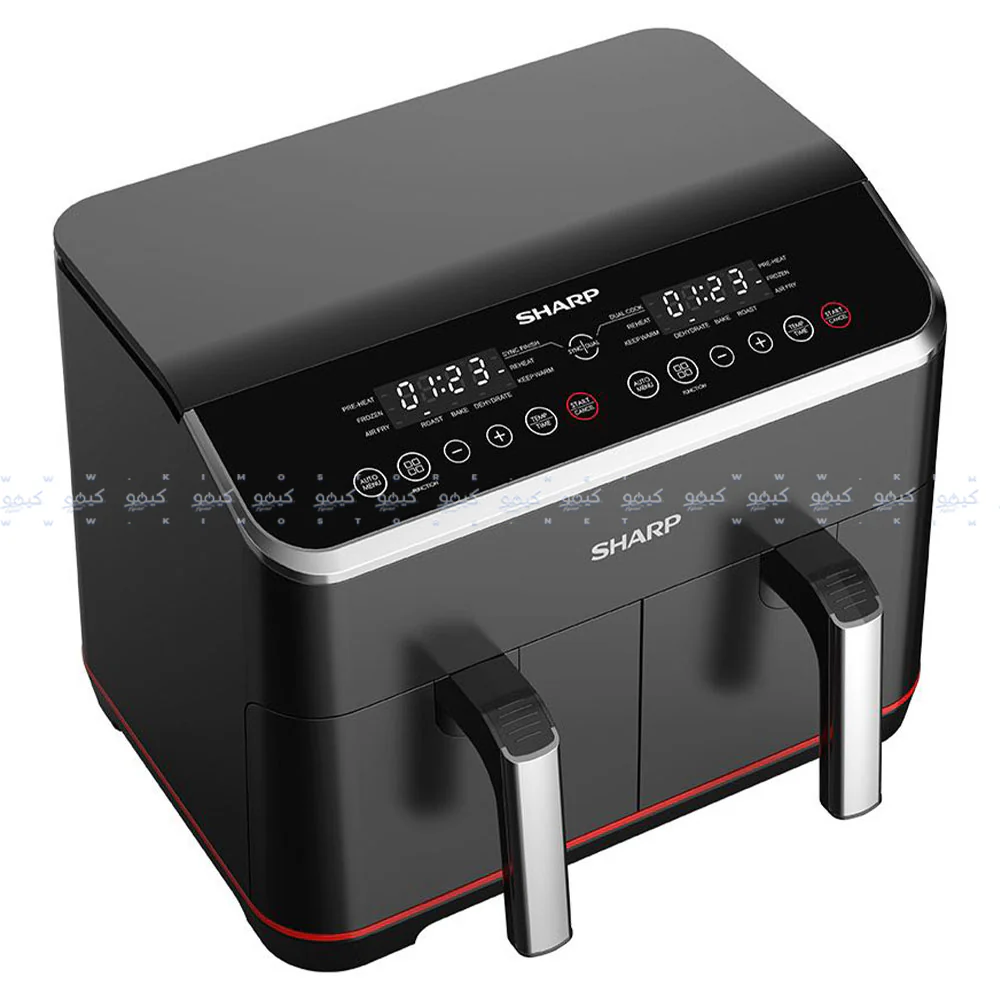 Sharp Air Fryer Dual Cook KF-DF80RT-EK2 8L 1800W - Image 3