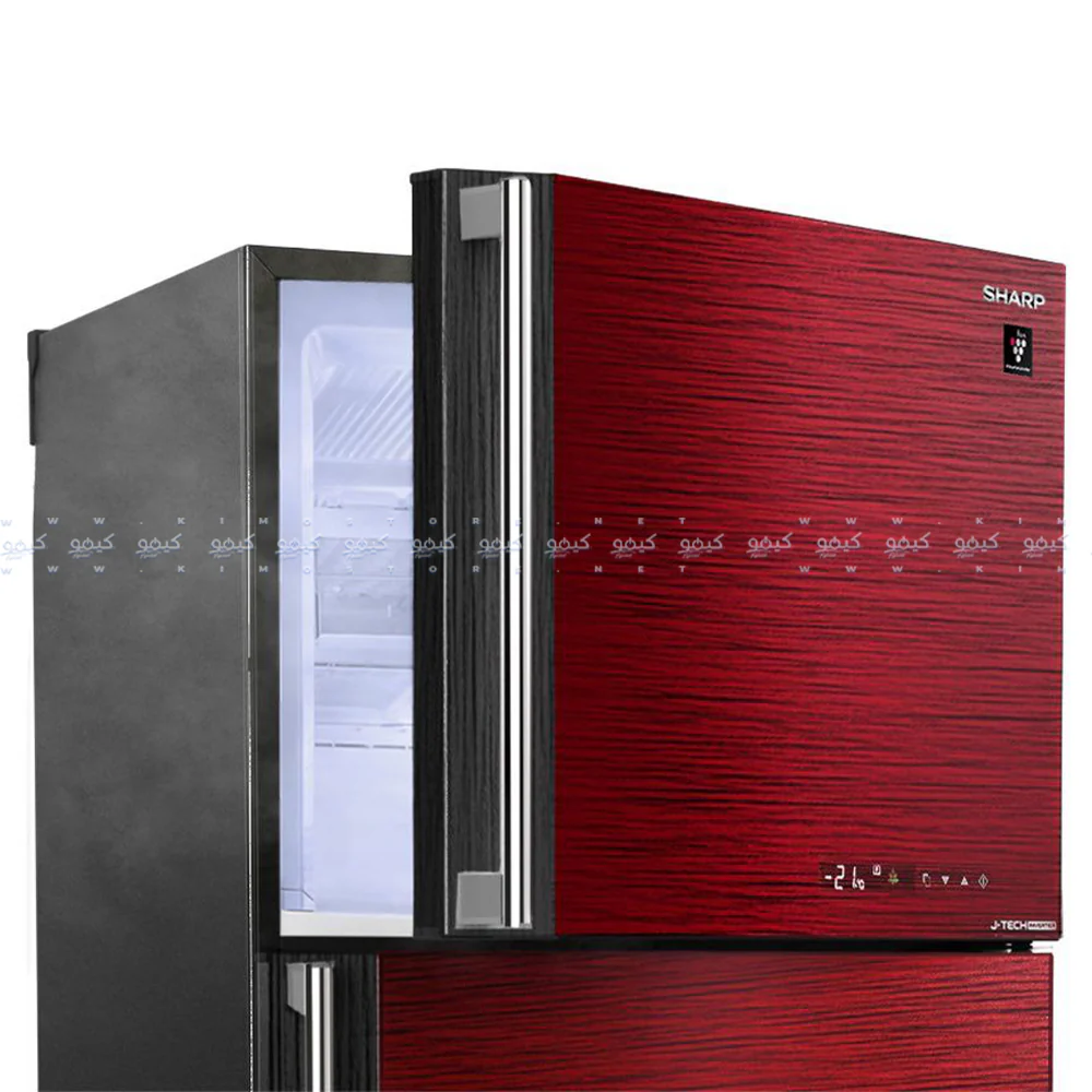 Sharp Refrigerator SJ-GV58A-RD Inverter No Frost 450L 2 Doors - Red - Image 4