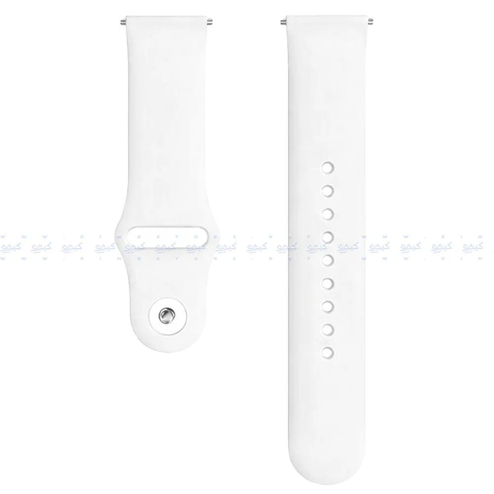 Silicone Buckle Silicone Watch Strap (22mm) - Image 2
