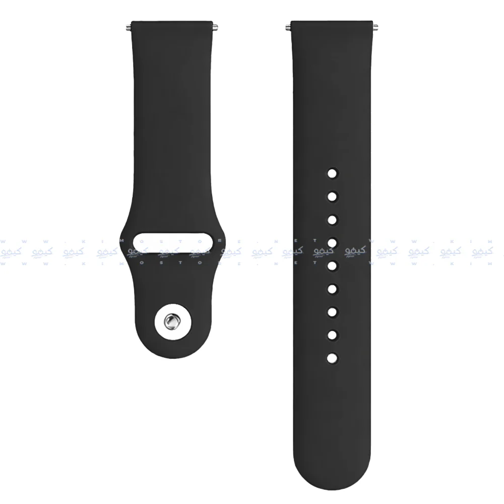 Silicone Buckle Silicone Watch Strap (22mm) - Image 3