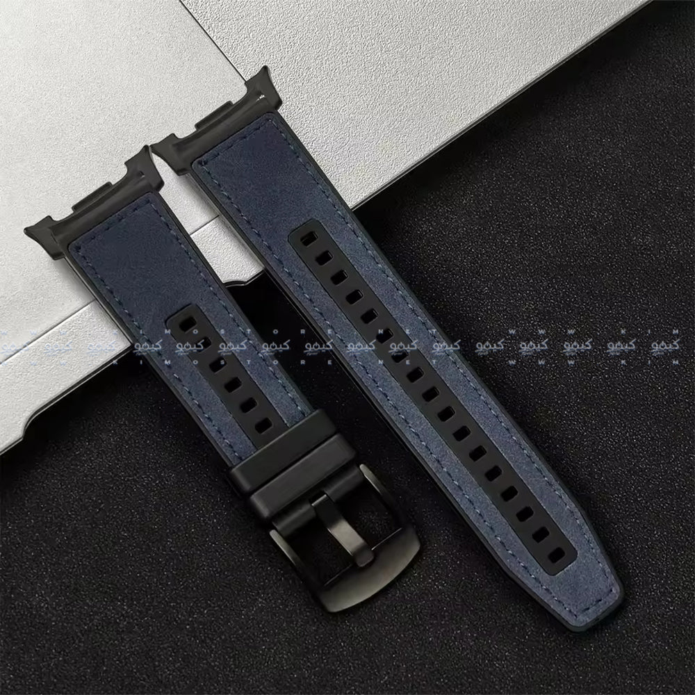 Silicone Leather Watch Strap (22mm-42mm-44mm-45mm-49mm) - Image 2