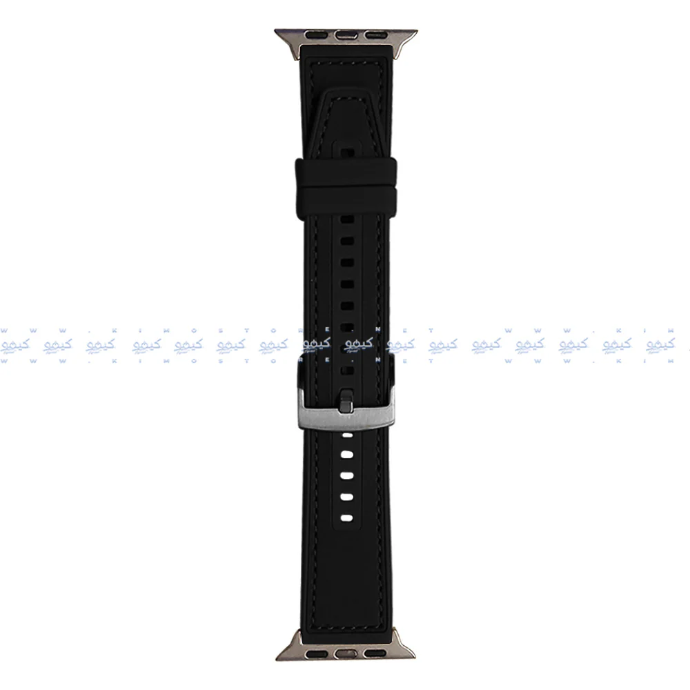 Silicone Leather Watch Strap (22mm-42mm-44mm-45mm-49mm) - Image 6