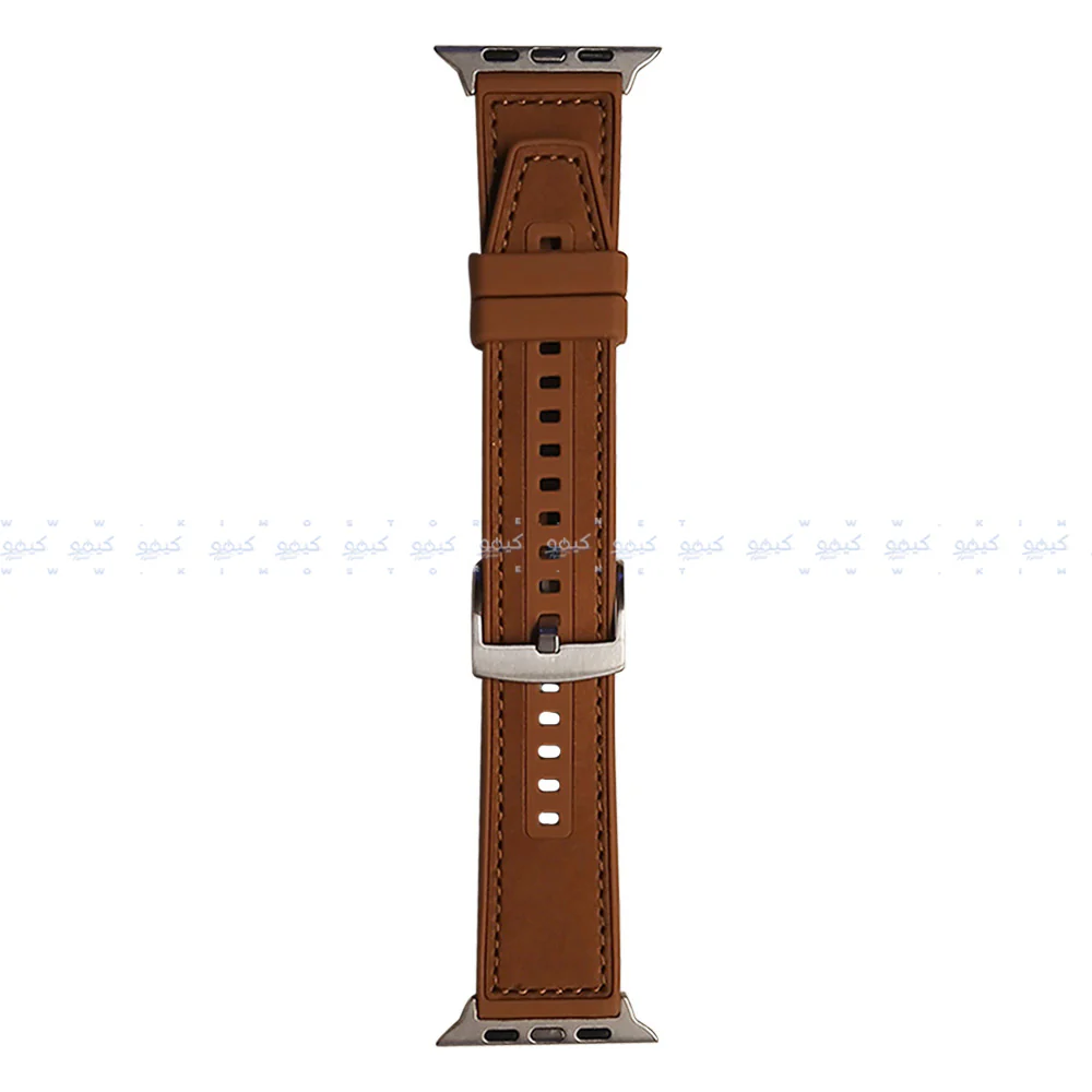 Silicone Leather Watch Strap (22mm-42mm-44mm-45mm-49mm) - Image 7