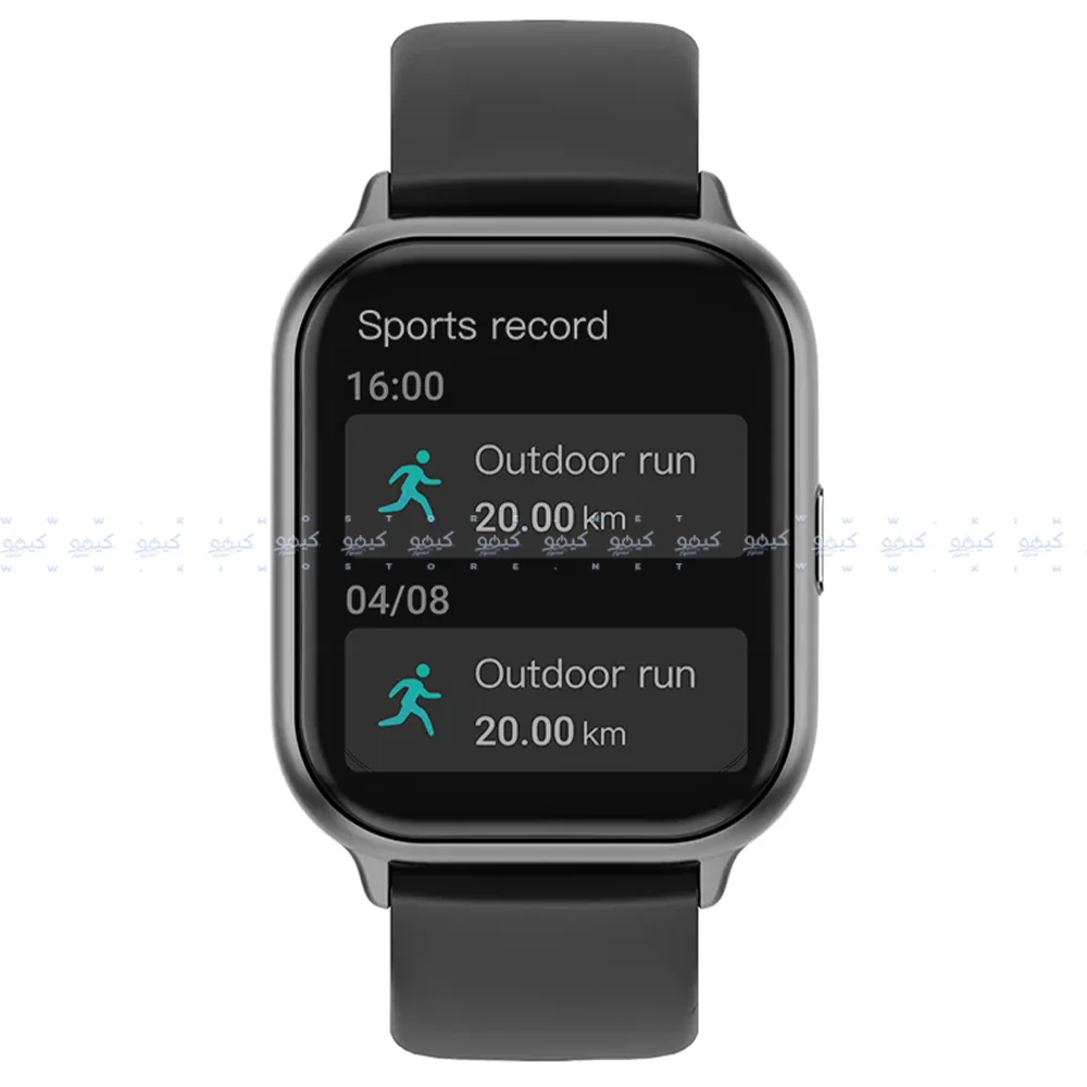 Smart Gate SGW-S Smart Watch (36mm) Black Case With Black Silicone Strap - Image 3