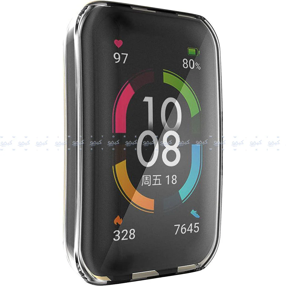 Smart Watch Silicone Full Cover With Frame Huawei Band 6 - Image 12