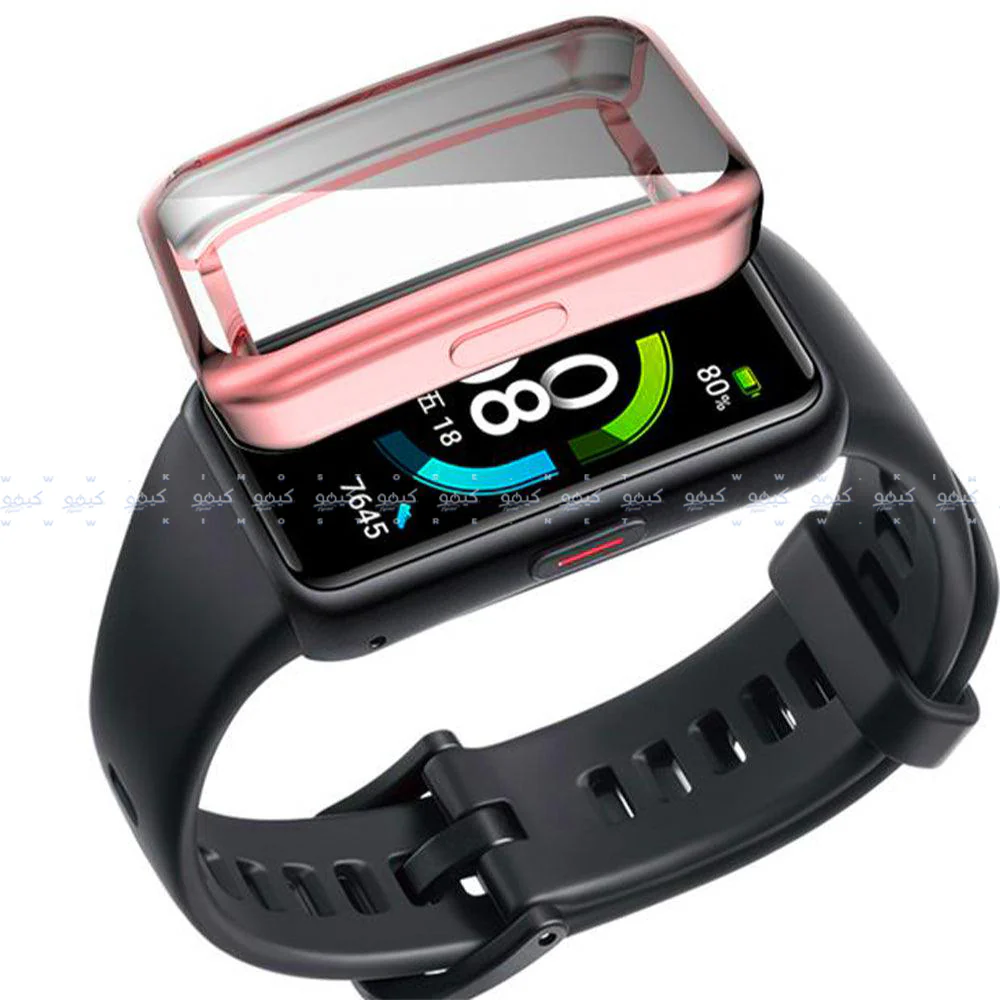 Smart Watch Silicone Full Cover With Frame Huawei Band 6 - Image 16