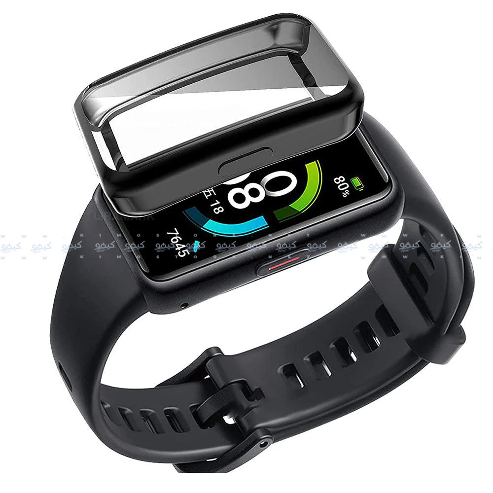 Smart Watch Silicone Full Cover With Frame Huawei Band 6 - Image 8