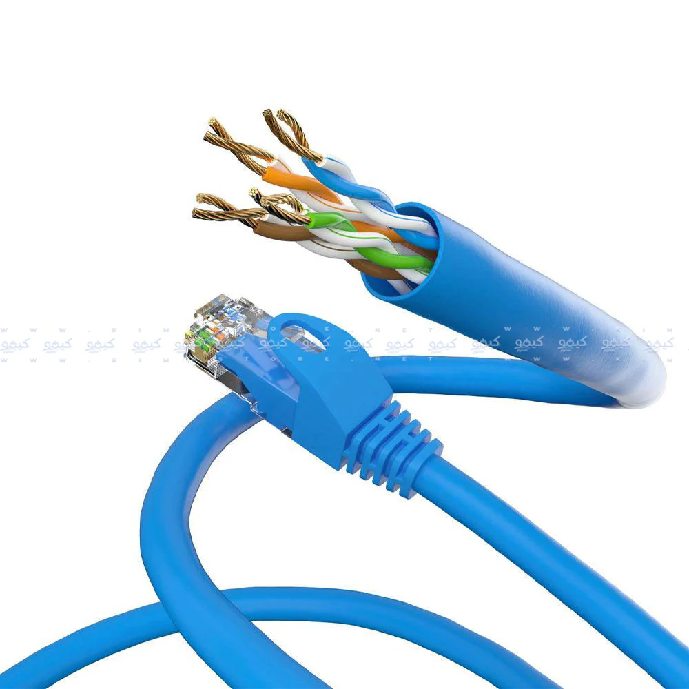 Smile Patch Cord Cat5E UTP 10m - Blue - Image 2