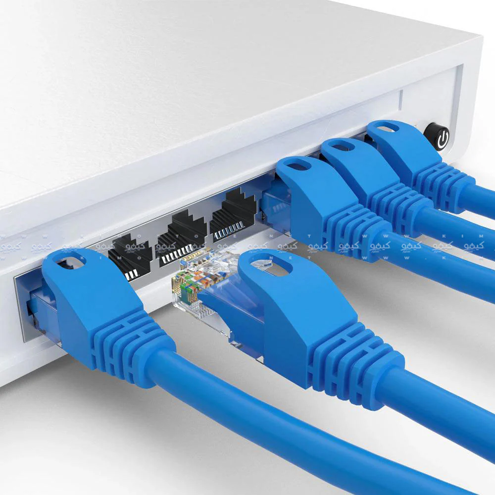 Smile Patch Cord Cat5E UTP 10m - Blue - Image 4