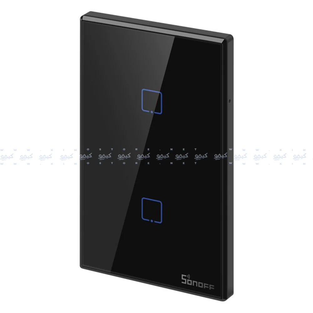 Sonoff TX T3-US-2C Black Series WiFi Wall Switch - Black - Image 2