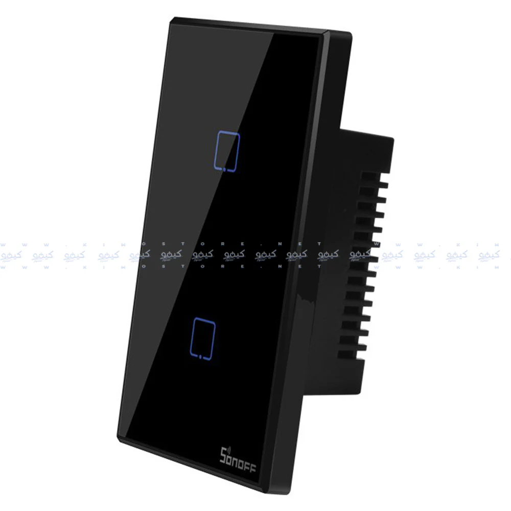 Sonoff TX T3-US-2C Black Series WiFi Wall Switch - Black - Image 3