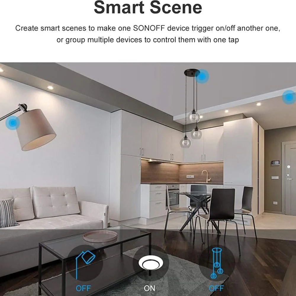 Sonoff TX T3-US-3C Black Series WiFi Wall Switch - Black - Image 4
