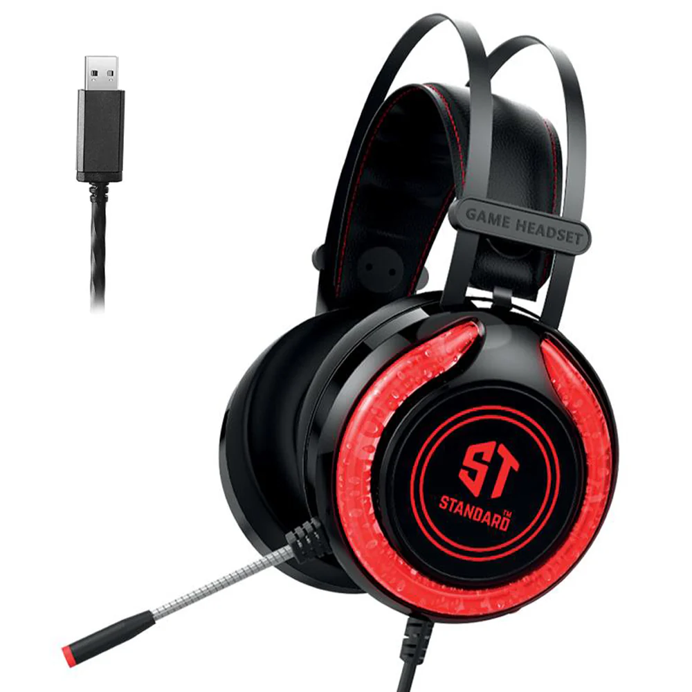 ST-Standard GM-06 Stereo Rainbow Gaming Headset 7.1 Surround Sound