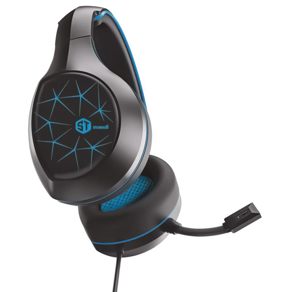 ST-Standard GM-2100ENC Stereo Gaming Headset 7.1 Surround Sound With Noise-Cancelling Mic - Blue - Image 4