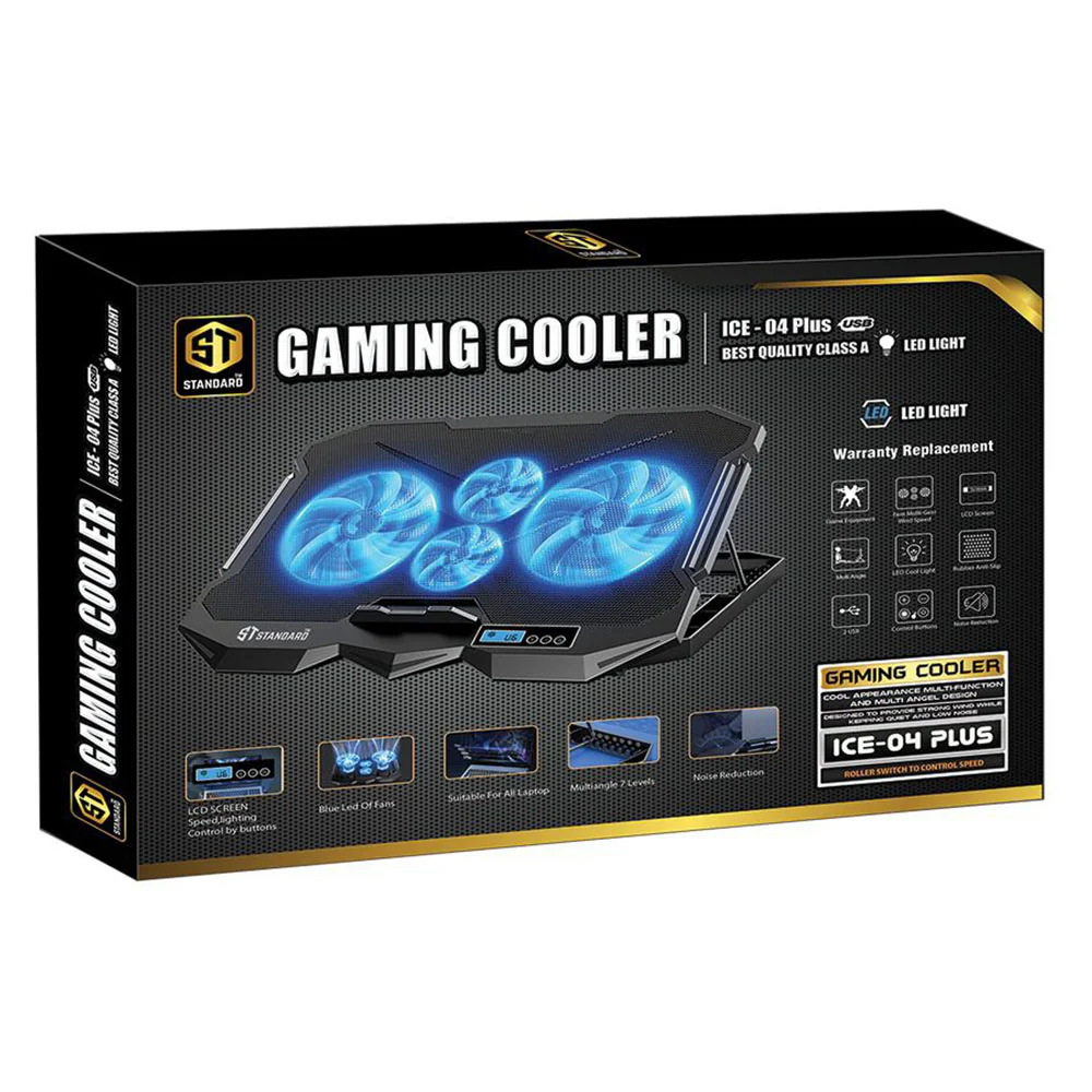 ST-Standard ICE-04 Plus Gaming Laptop Cooling Pad - Image 3
