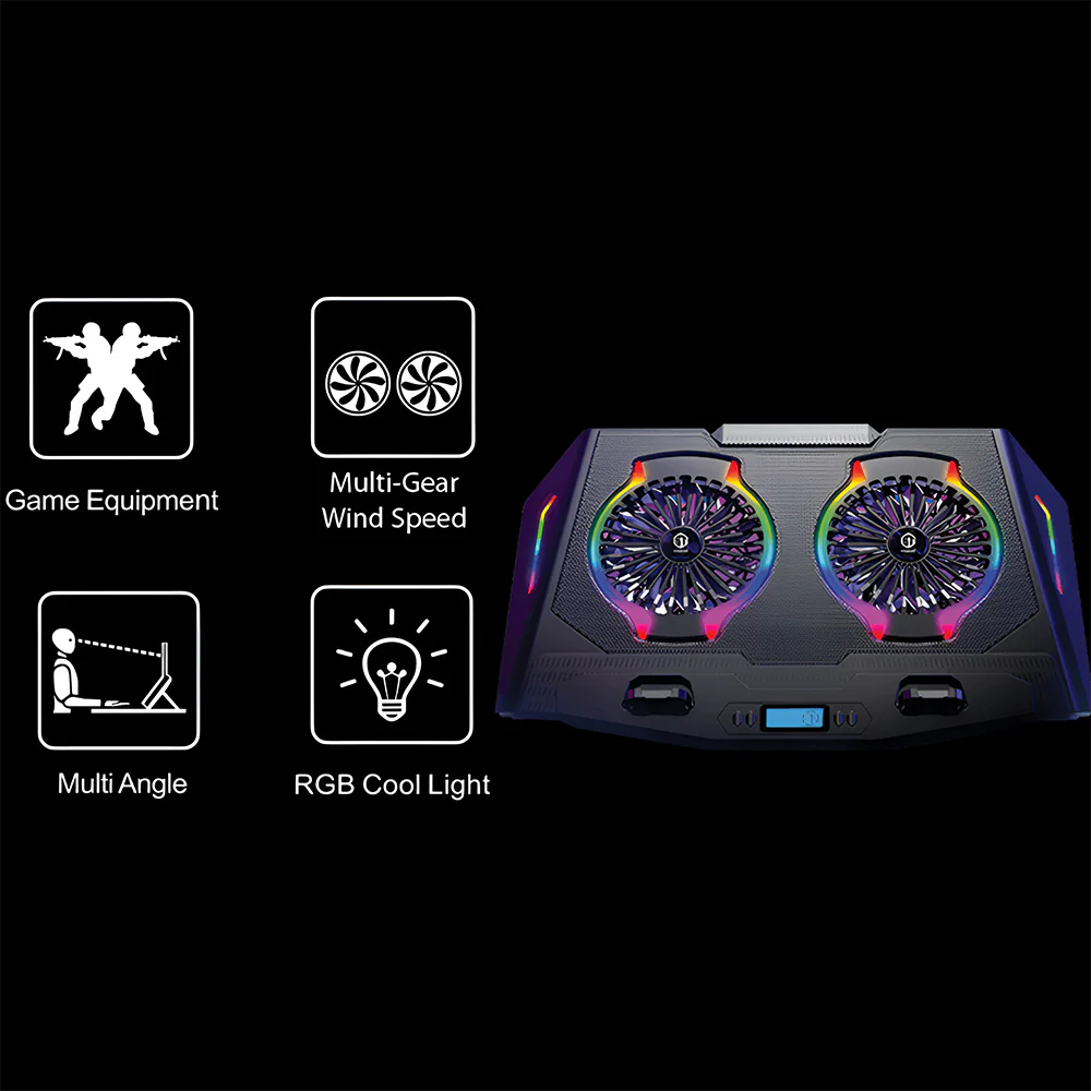 ST-Standard ICE-07 RGB Gaming Laptop Cooling Pad - Image 5