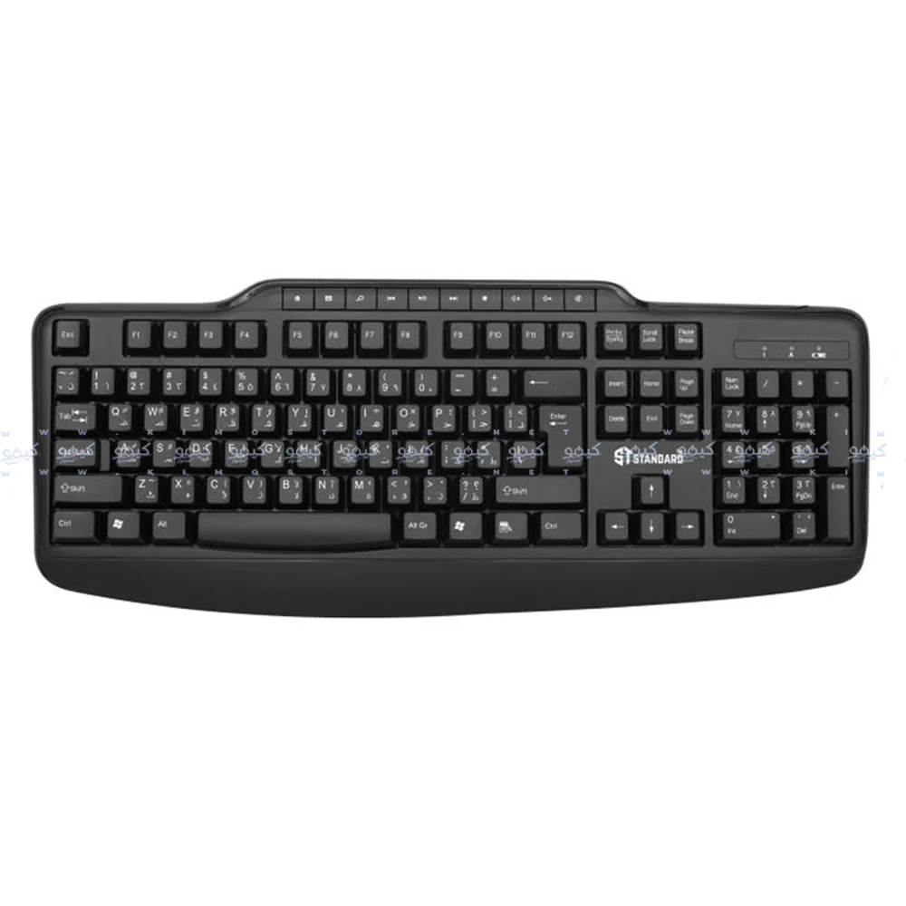 ST-Standard KCW6000 Wireless Keyboard + Mouse Combo English & Arabic - Image 2