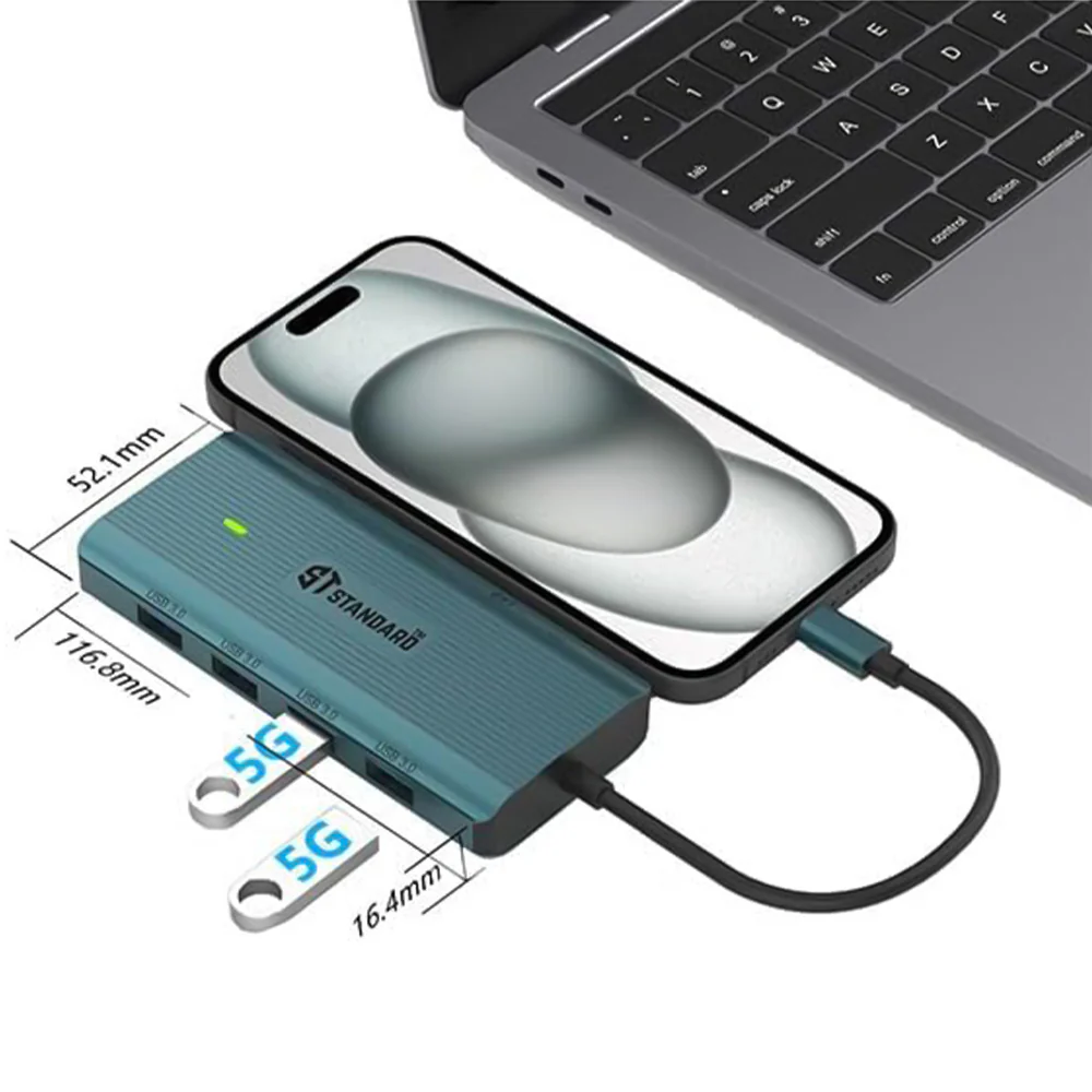 ST-Standard ST-UC962 10in1 Type-C 4K Docking Station HUB Converter - Image 5