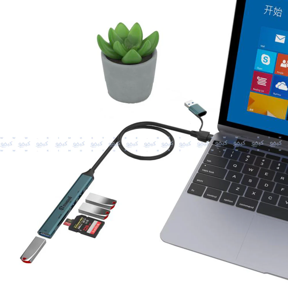 ST-Standard ST-UCA9705 5in2 Type-C + USB HUB Converter - Image 5